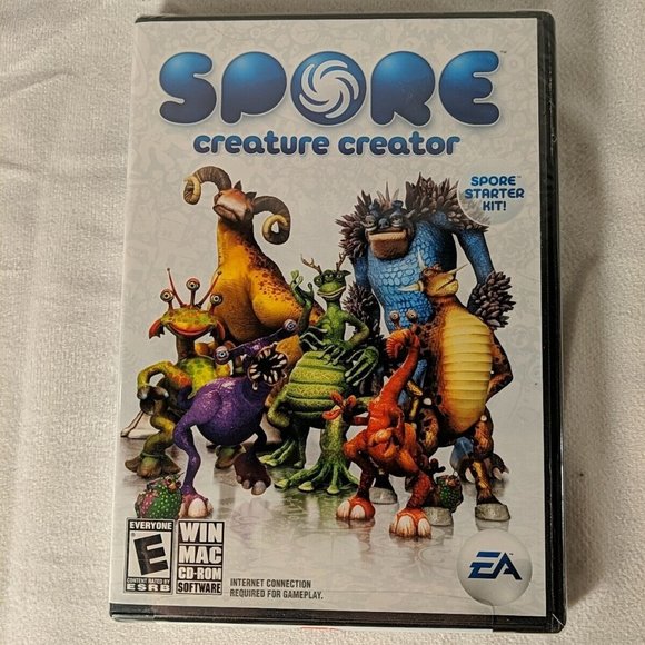 NEW SEALED EA Spore PC Video Game Creature Creator Cd-Rom Mac Win 2008 Rated E - Picture 1 of 6